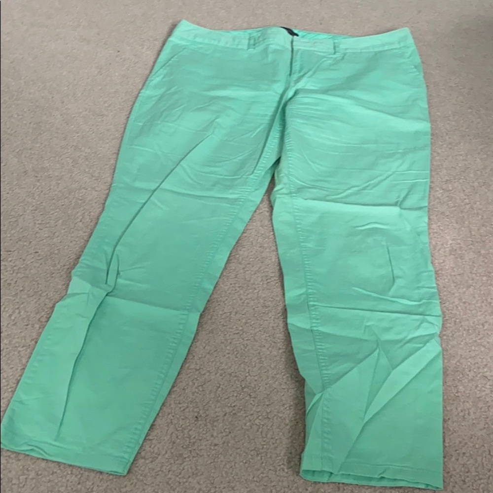 The Limited mint green work pants